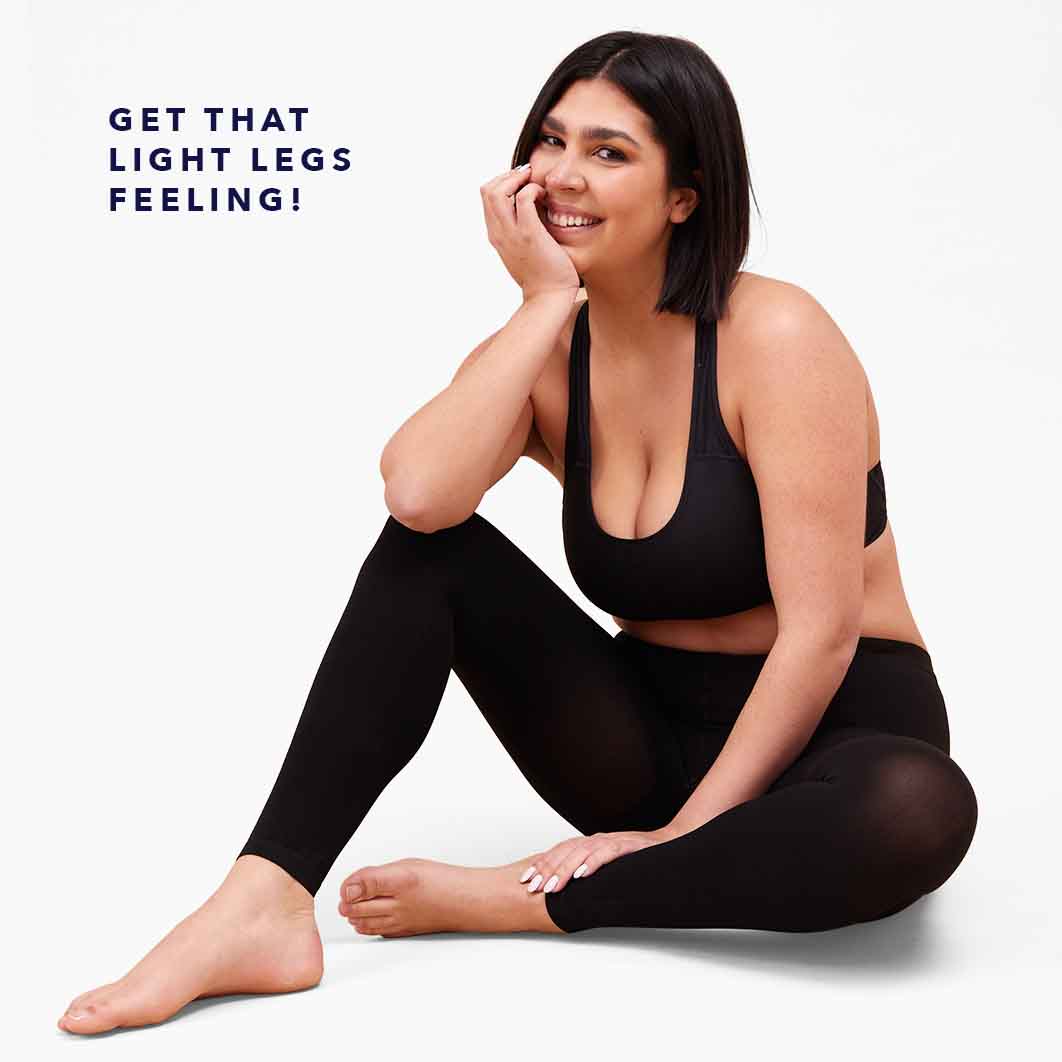 NuSoothe® Footless High Waisted Compression Tights
