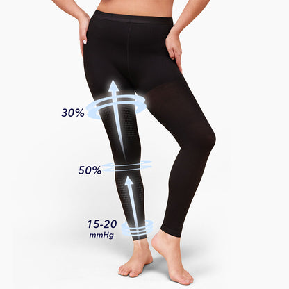NuSoothe® Footless High Waisted Compression Tights